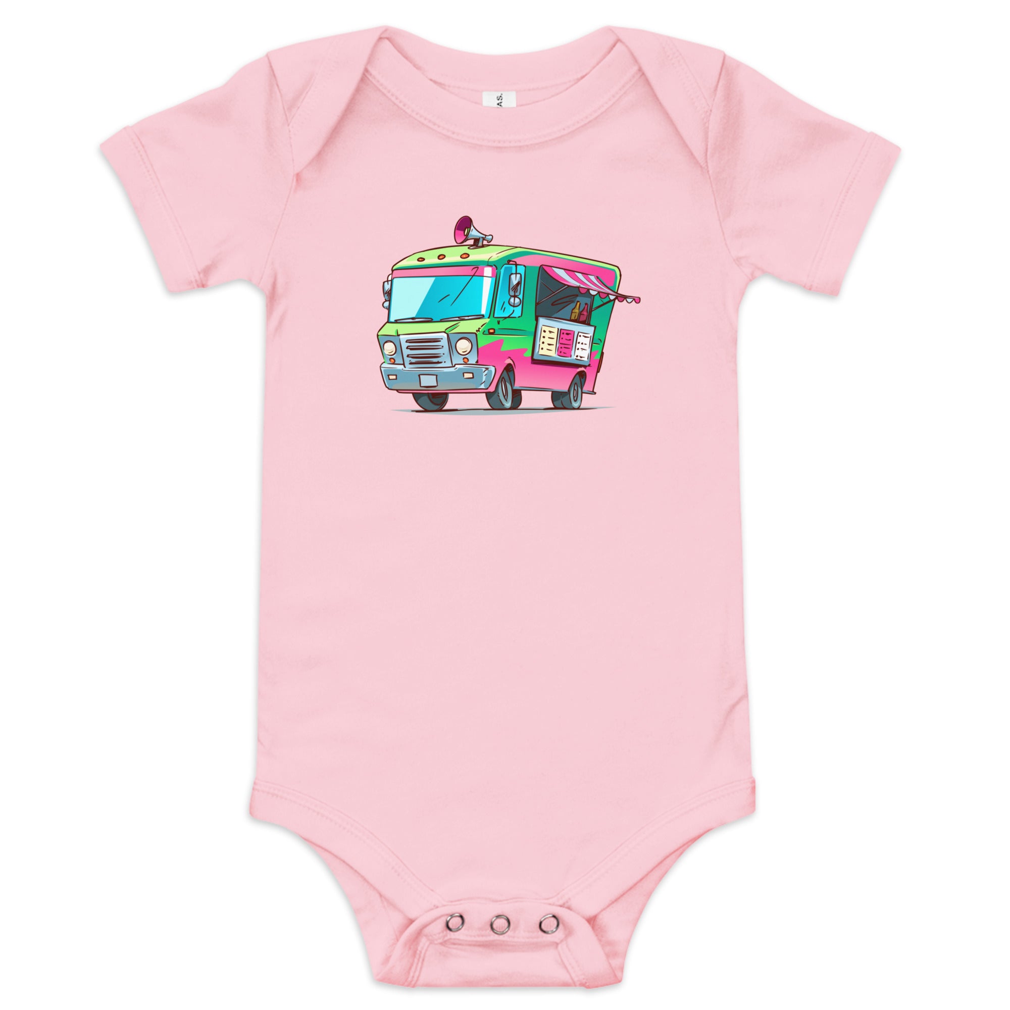 Ice Cream Truck toddler Onesie pink