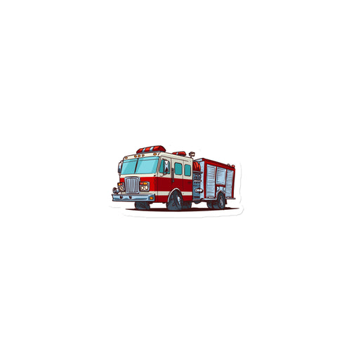 Fire Truck Fridge Magnet Small
