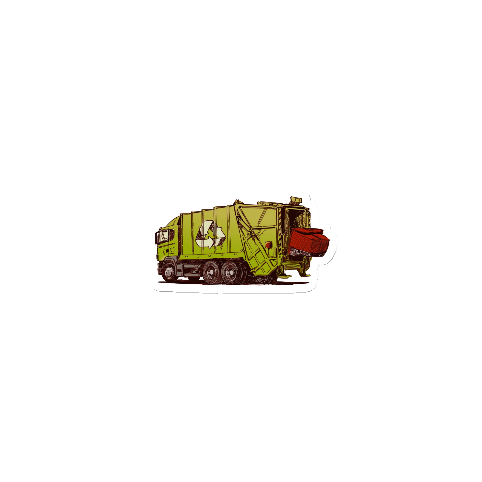 Garbage Truck Magnet #2 small