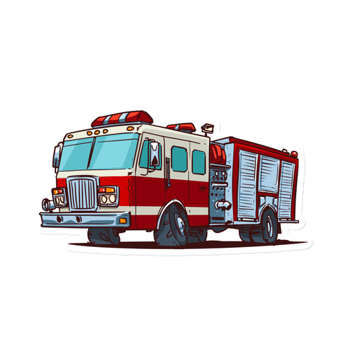Fire Truck Fridge Magnets Large
