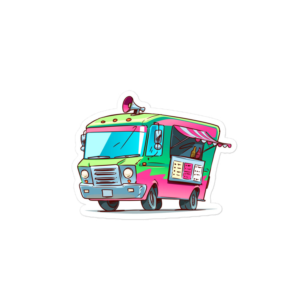 Ice Cream Truck Vinyl Sticker Decal Medium