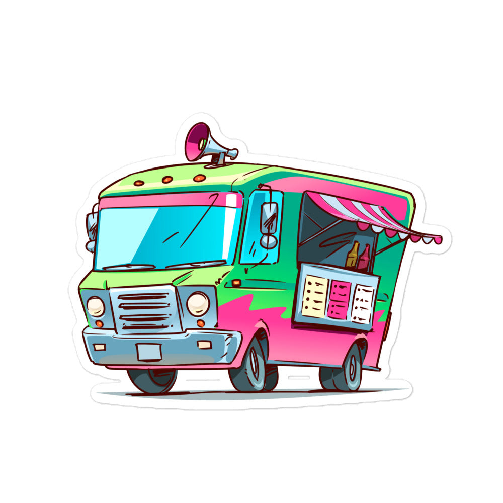Ice Cream Truck Vinyl Sticker Decal