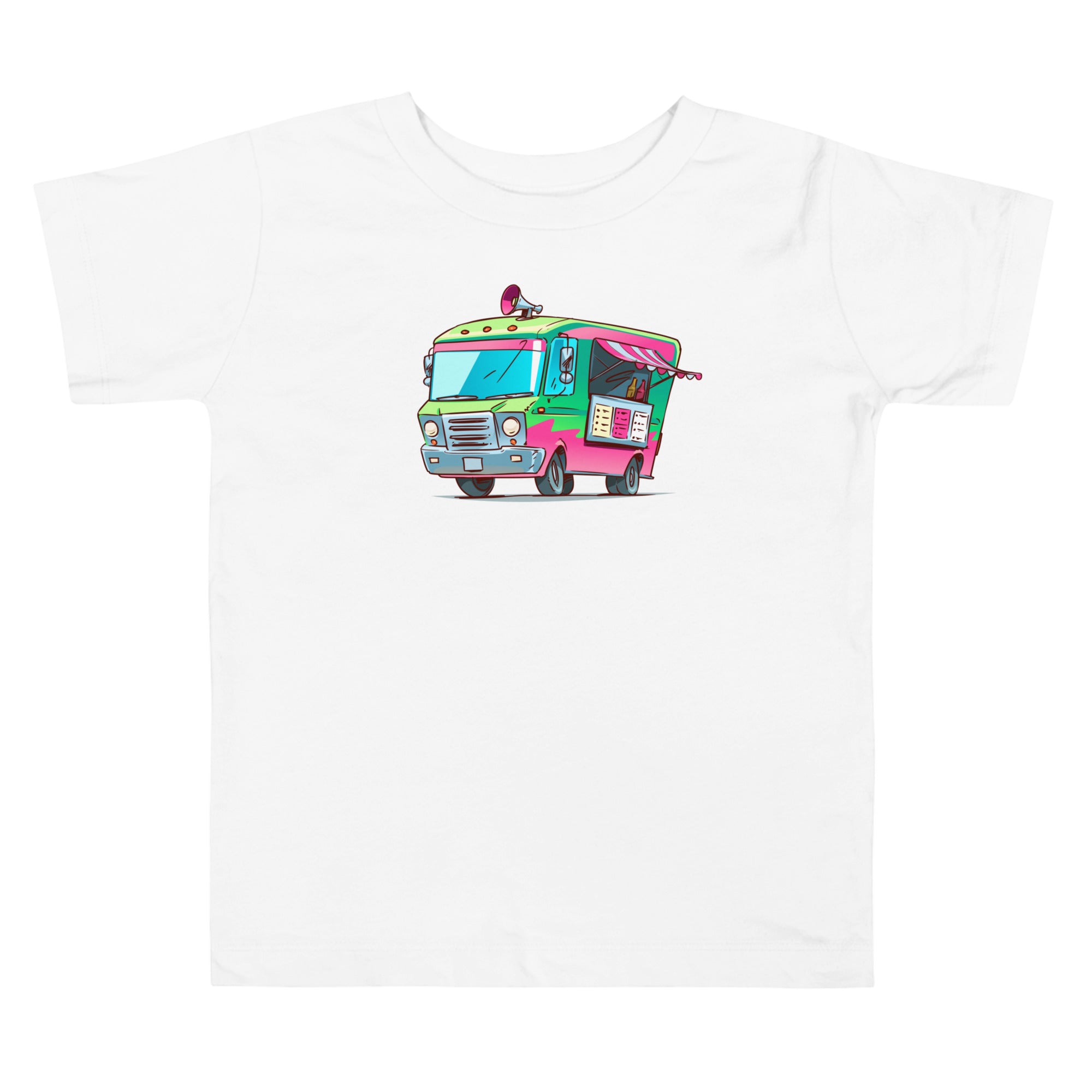 Ice cream truck toddler t-shirt White