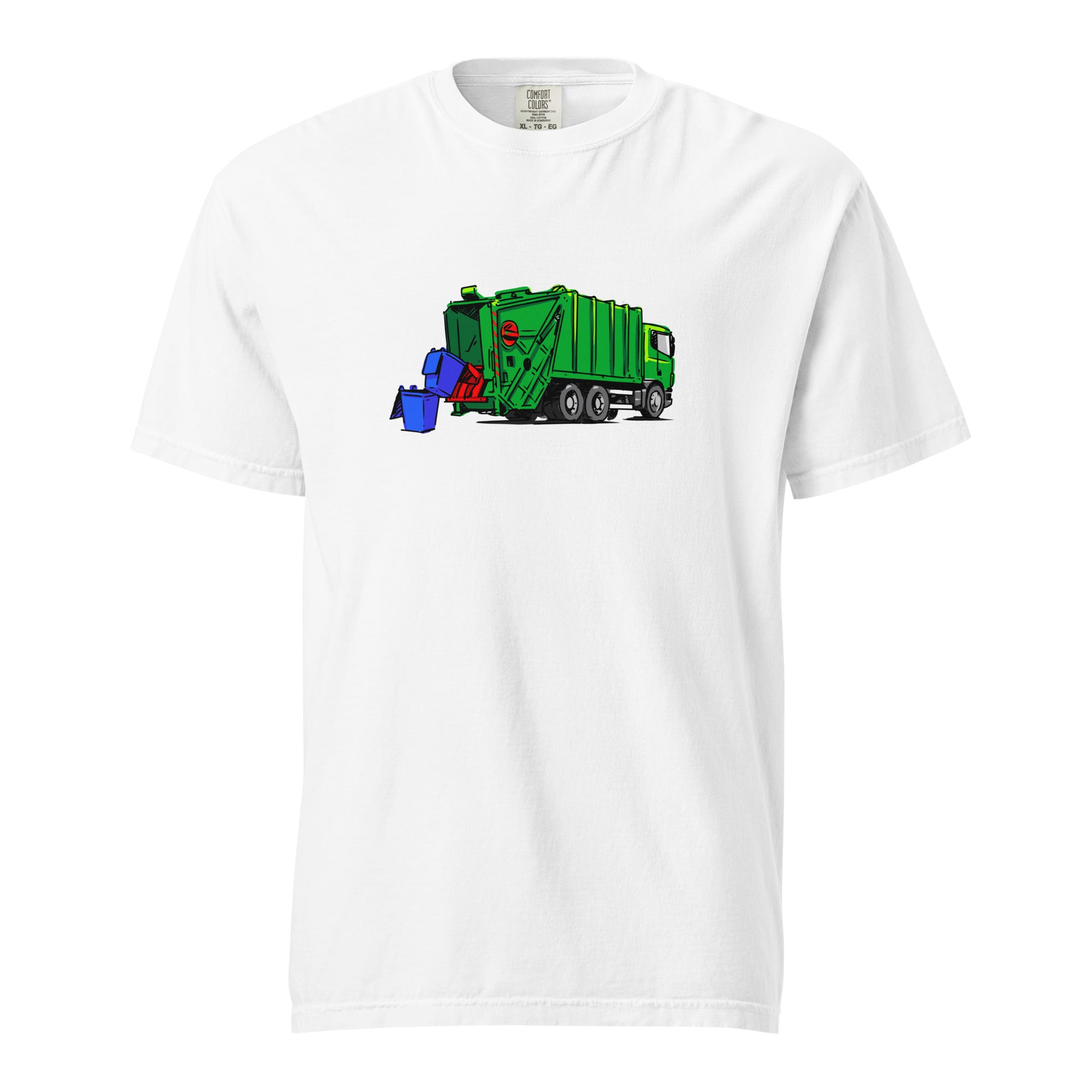 Garbage Truck T- Shirt White 2