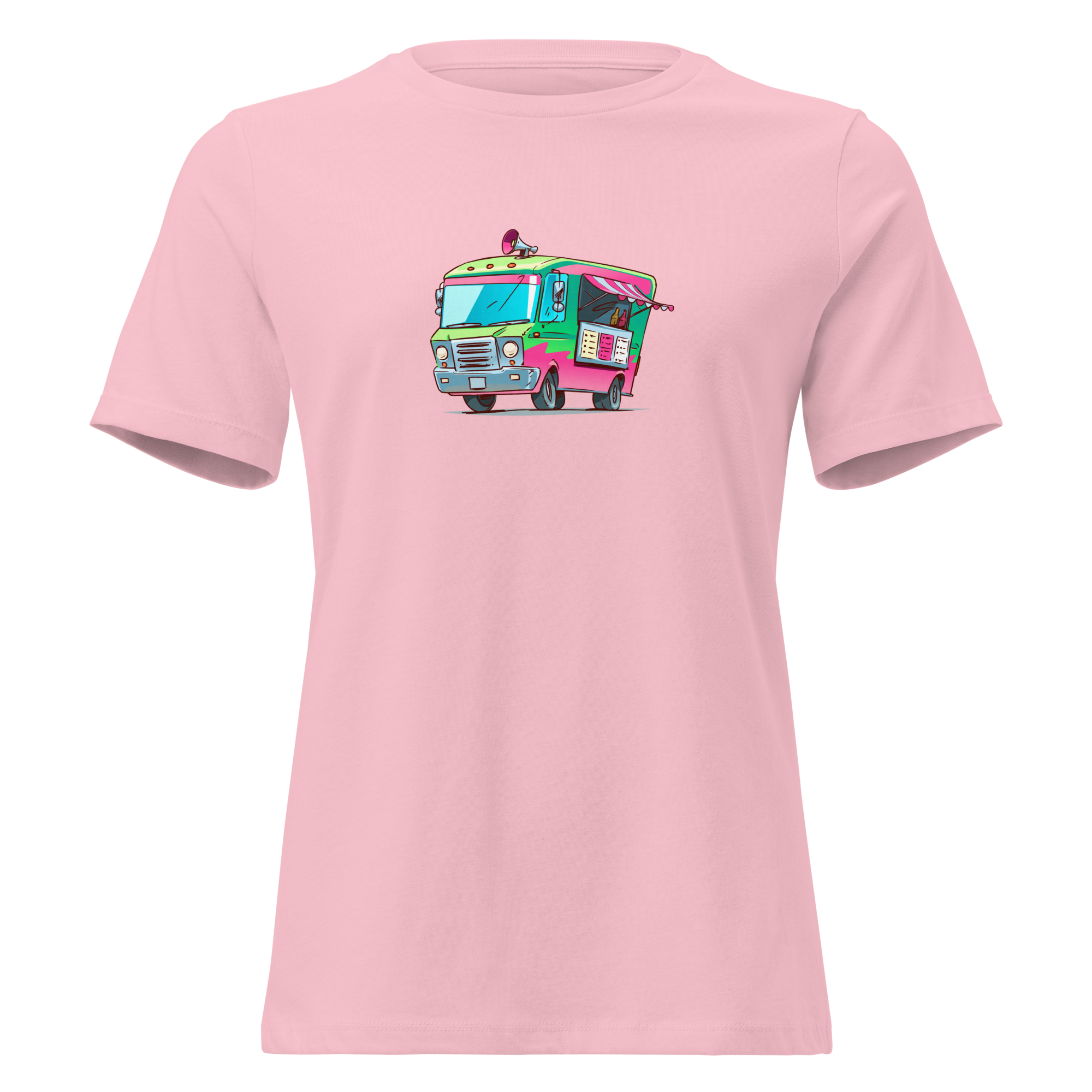 Ice Cream Truck on Women's Relaxed T-Shirt