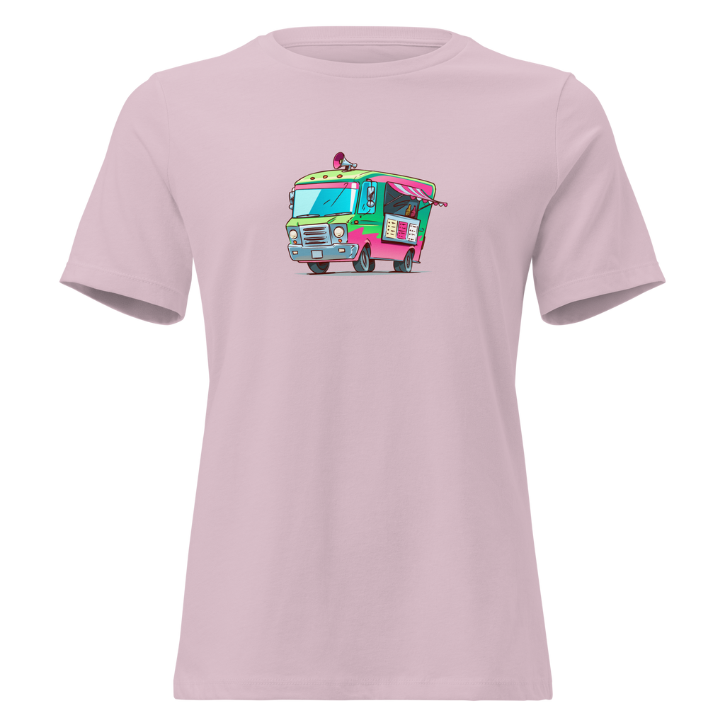 Ice Cream Truck on Women's Relaxed T-Shirt