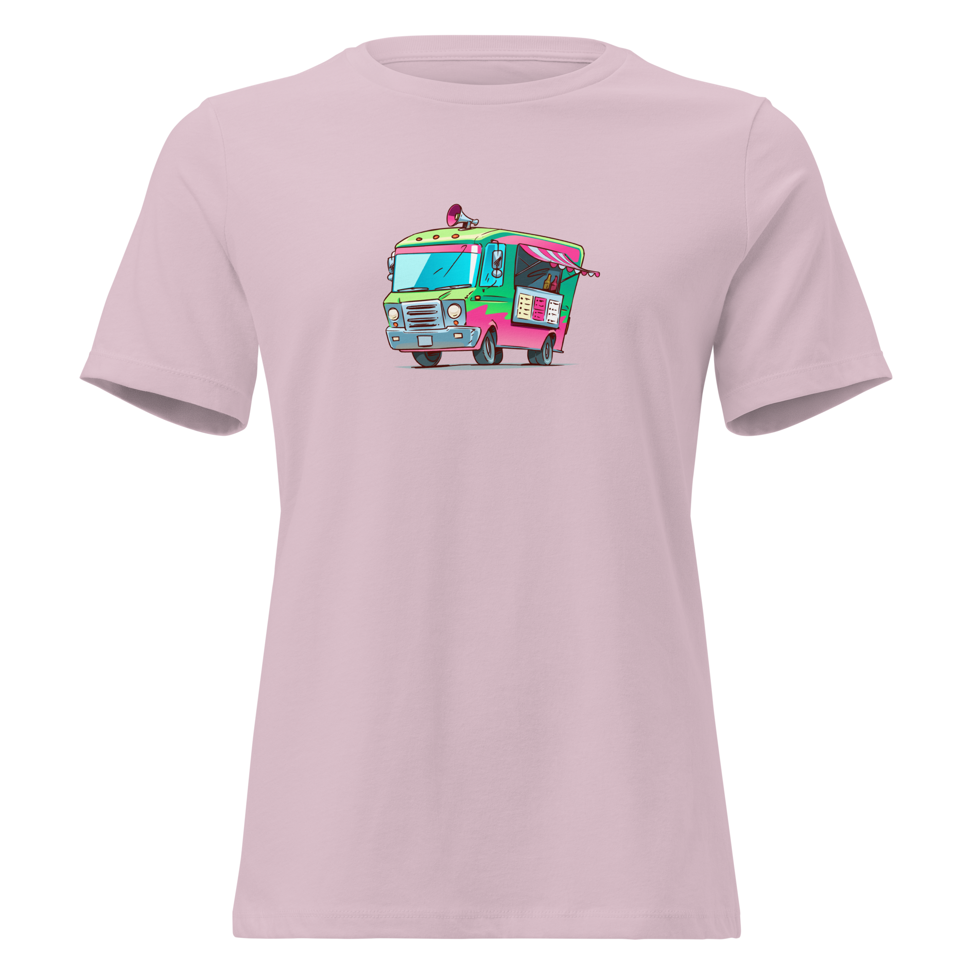 Ice Cream Truck on Women's Relaxed T-Shirt